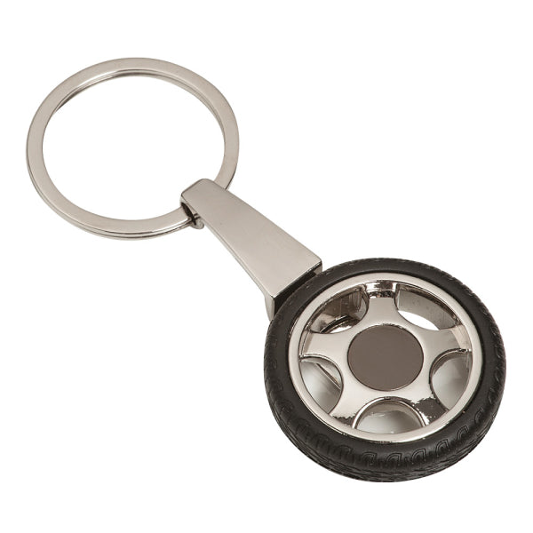 Personalized Car Wheel Keychain - Custom Name and Car Bmw Logo