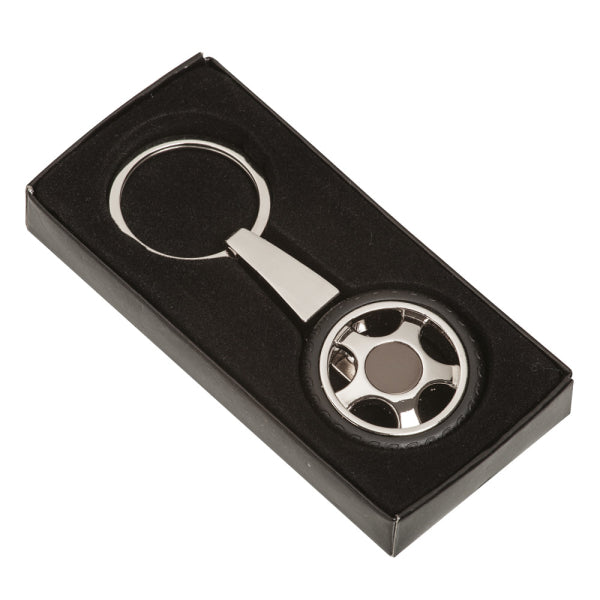 Personalized Car Wheel Keychain - Custom Name and Car Bmw Logo