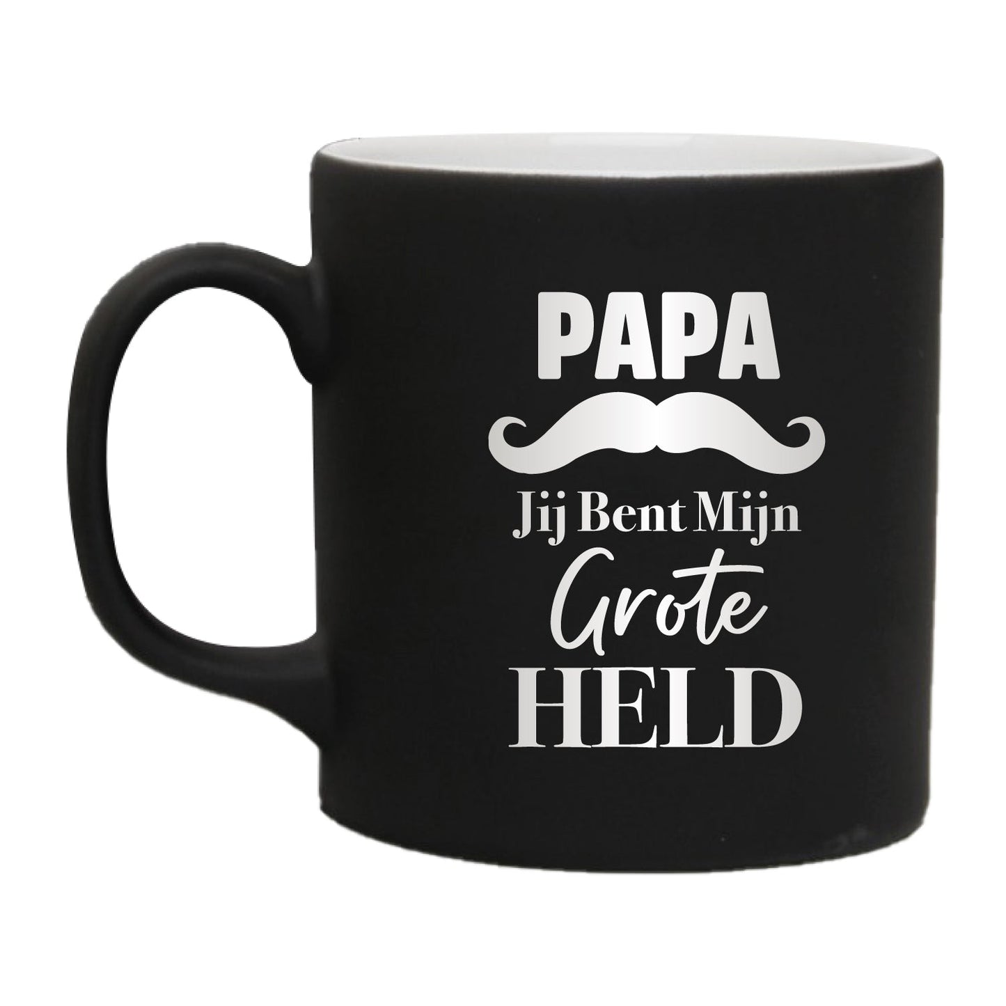 Father's Day Coffee Mug - Personalized Ceramic Mug - Black - 300 ml - Father's Day Gift - Dad Mug - Birthday Gift - Gift for Dad