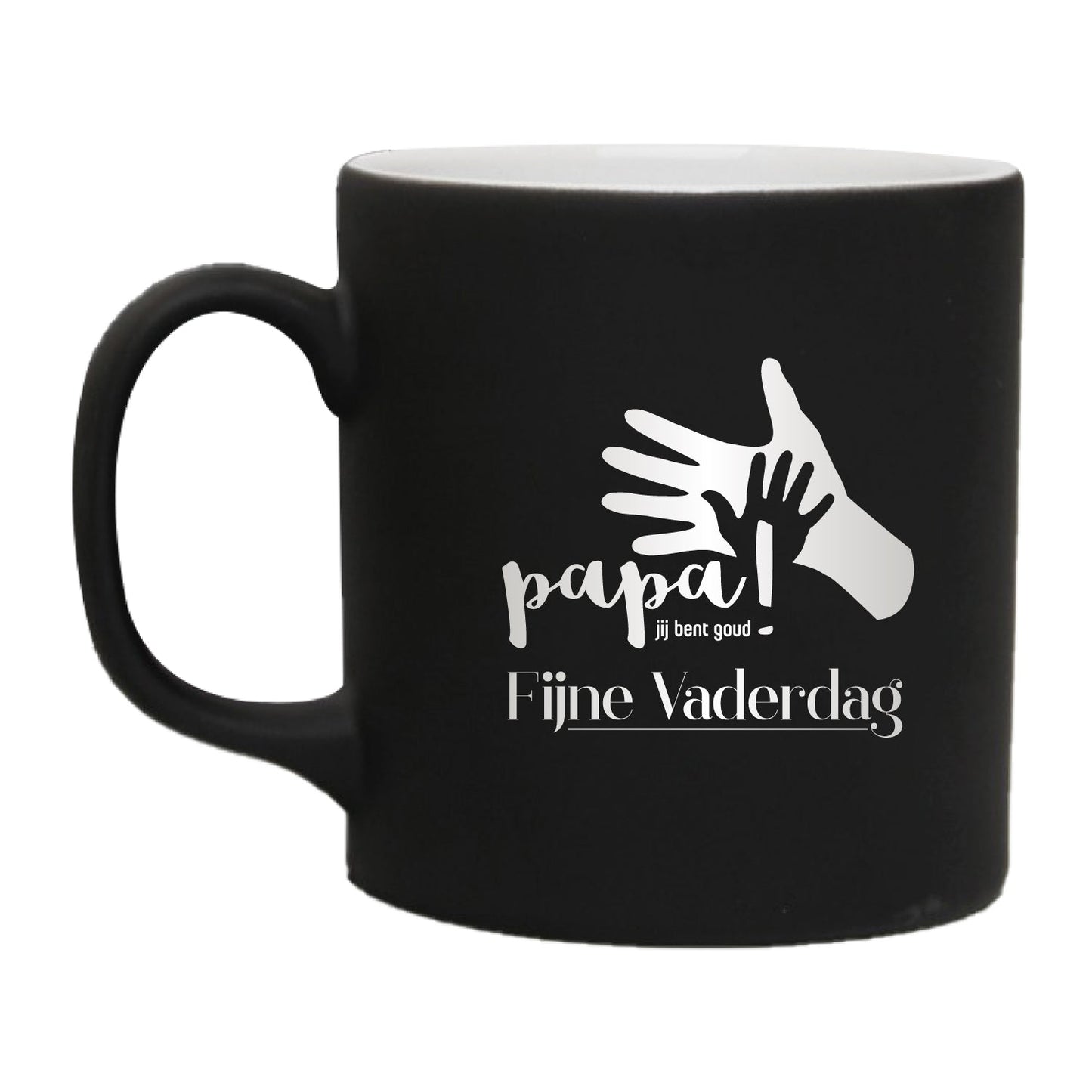 Father's Day Coffee Mug - Personalized Ceramic Mug - Black - 300 ml - Father's Day Gift - Dad Mug - Birthday Gift - Gift for Dad