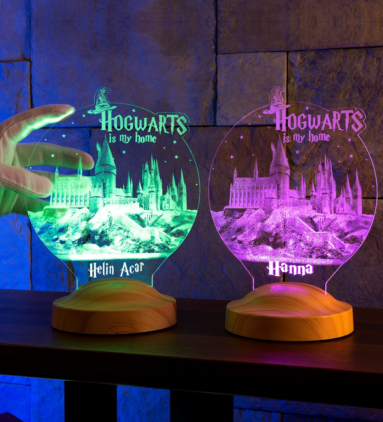 Personalized Harry Potter Hogwarts Gift - 3D LED Lamp