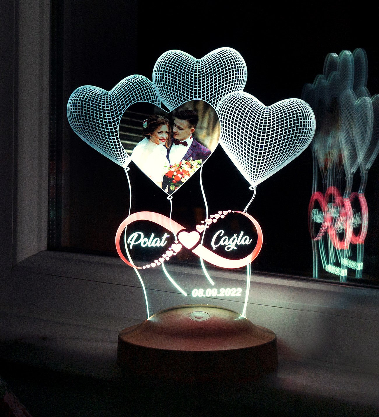 Personalized 3D LED Lamp for Your Loved One